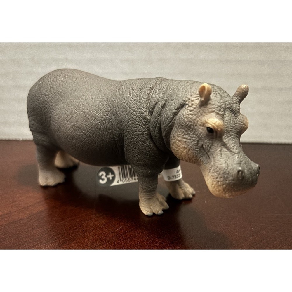 Schleich Wild Life Realistic Detailed Hippopotamus Figurine New